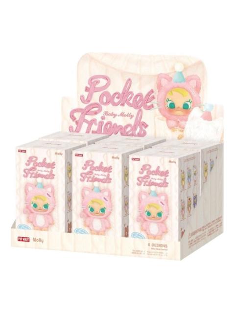 Pop Mart Baby Molly Pocket Friends Vinyl Plush Pendant Sealed Case (6 Blind Boxes) PPMT-2505-0030