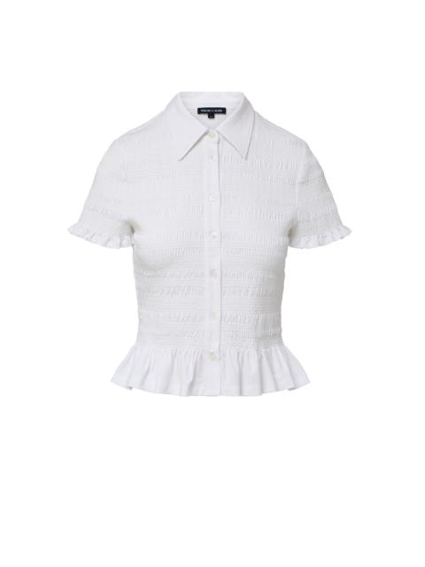 ELLISANDRA SMOCKED TOP