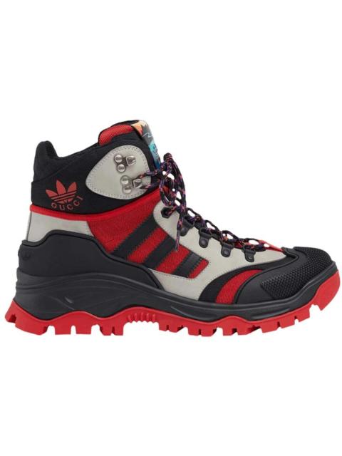 Gucci x Adidas Laced Up Boots Black Red
