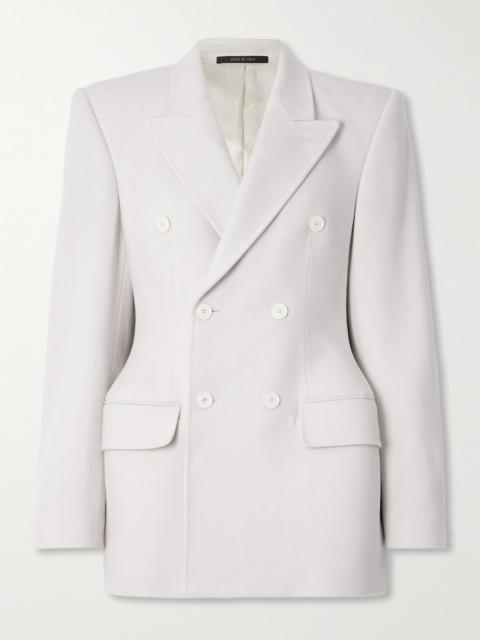 Hourglass Double-breasted Cashmere Blazer