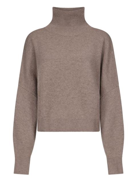Luke ribbed-collar wool sweater
