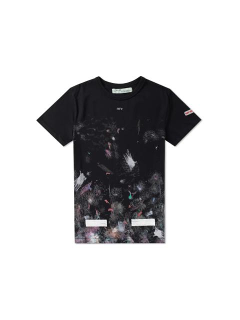 OFF-WHITE Galaxy Brushed T-shirt Black/Blue
