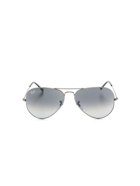Aviator Large gradient sunglasses