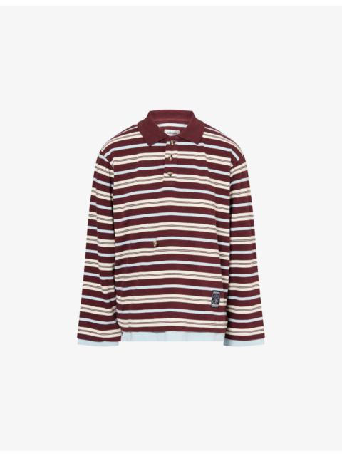 Noah Layered Cotton-Jersey Rugby Shirt
