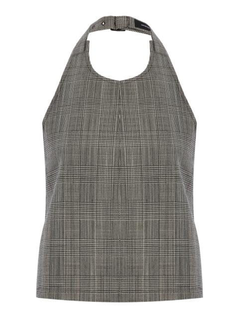 Backless Halter Top grey