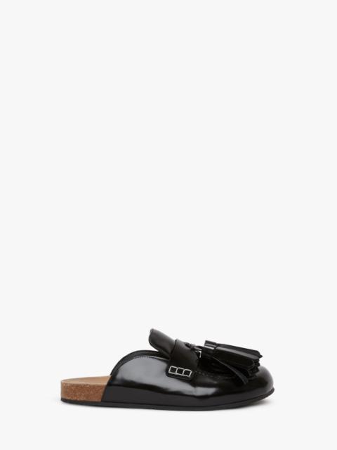 TASSEL LOAFER LEATHER MULES