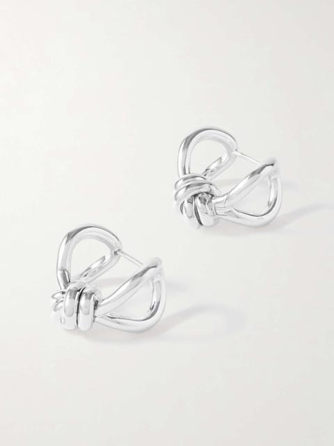 Silver hoop earrings