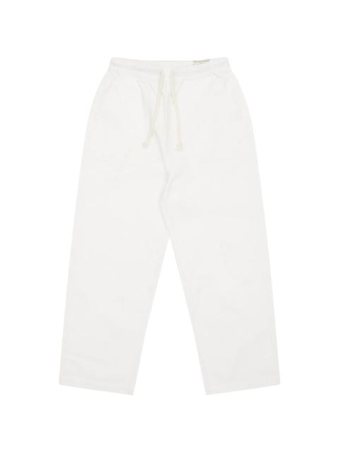 buttoned pocket trousers