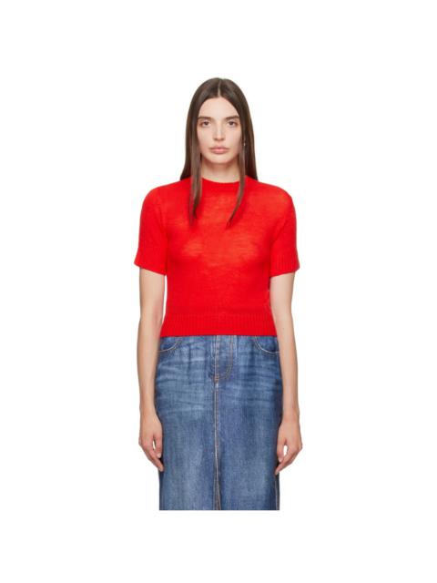 White Embroidered Sweater