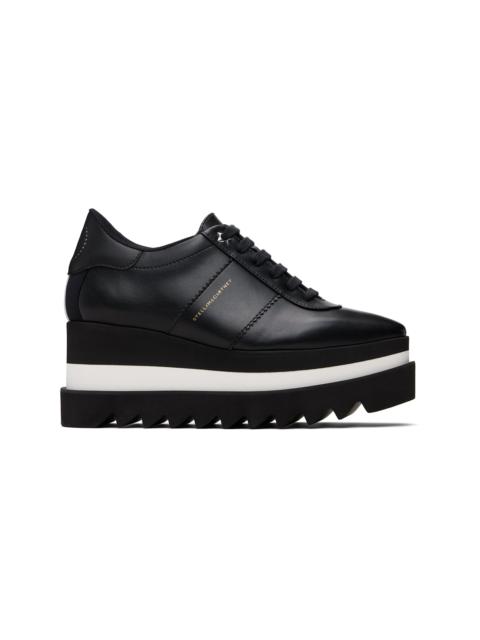 Black Sneak-Elyse Platform Sneakers