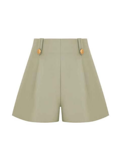 LUNA WOOL SILK TAILORED SHORT