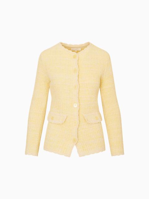 Gaililee Knit Tweed Cardigan