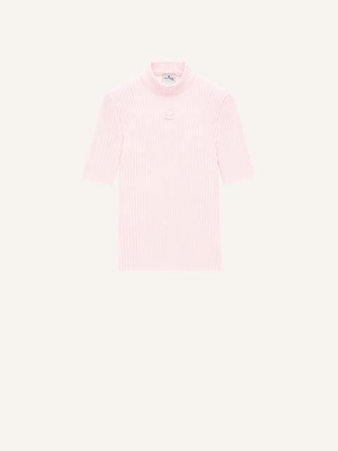 REEDITION KNIT TOP SHORT SLEEVES