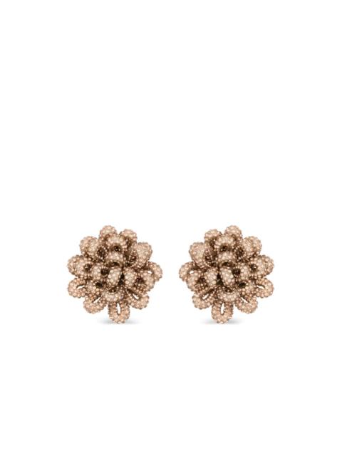 embellished-flower earring