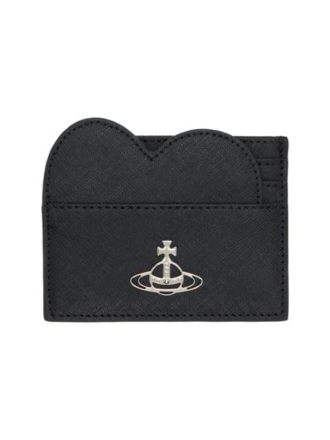 Black Heart Card Holder
