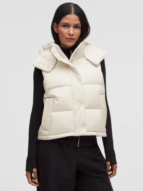 Wunder Puff 600-Down-Fill Cropped Vest