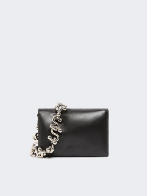 Soffy mini-bag in padded nappa leather - black