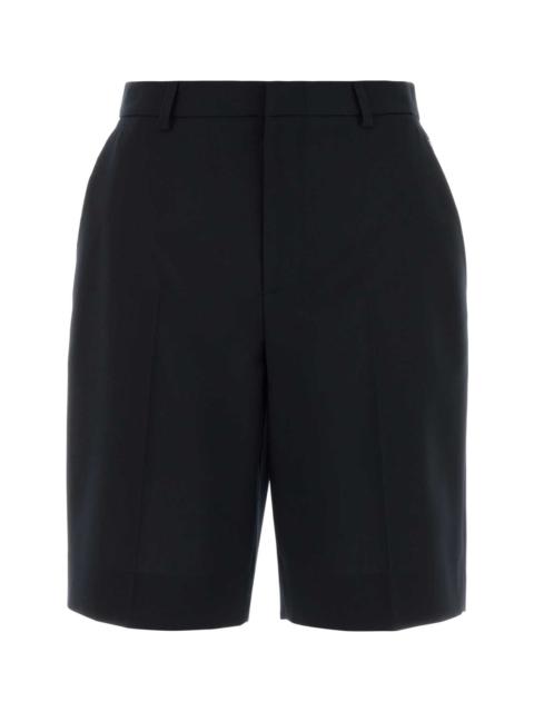 Dark Blue Wool Shorts