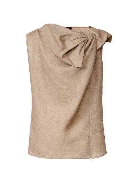 drape sleeveless top