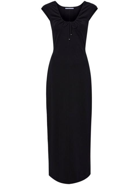 Nina gathered midi dress