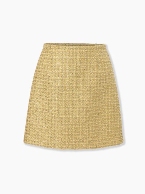 Lurex Tweed Mini Skirt