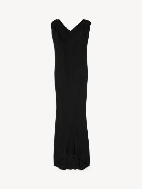 Women's Long Sack Dress in Black