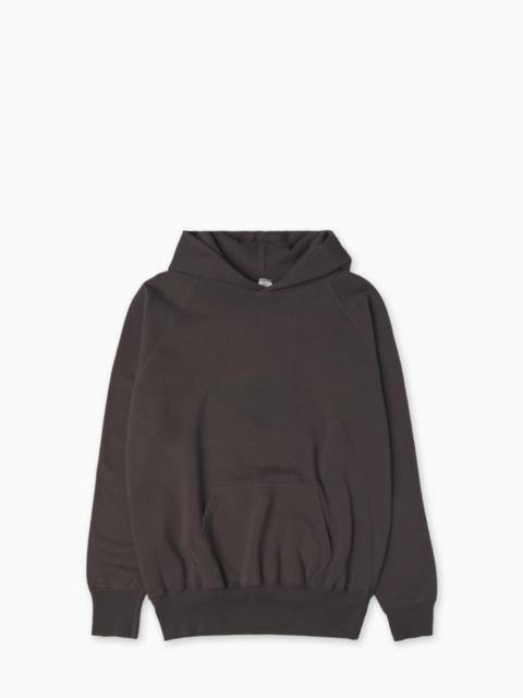 WAREHOUSE & CO. LOT 462 NO PRINT HOODED SWEATSHIRT CHARCOAL