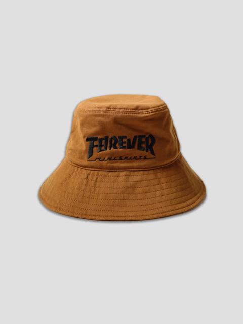 BRUSHED TWILL BUCKET HAT (LONG BRIM) - FOREVER MINI SKIRT