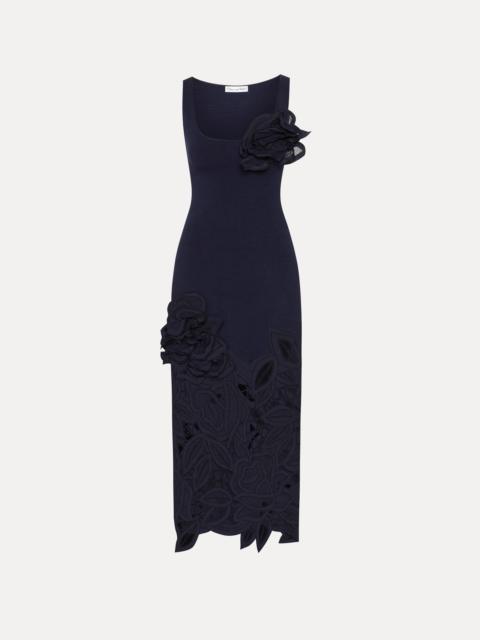 ENGLISH ROSE CUTOUT KNIT DRESS