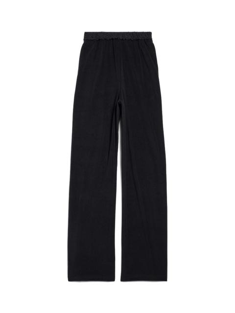 Women's Lace Pyjama Pants in Black