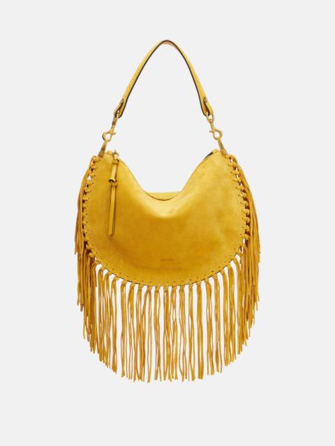 Oskan fringed suede shoulder bag