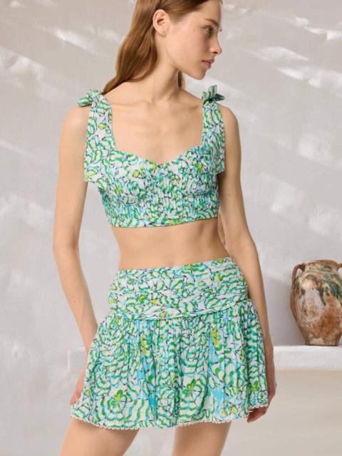 Top Carla - Green Wings Flower