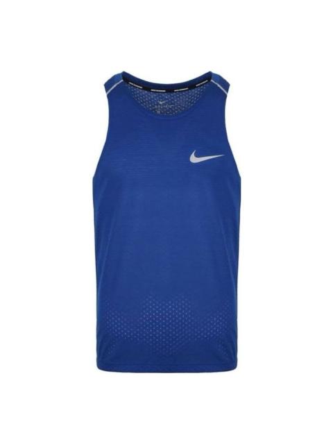 Nike Knit Breathable Sleeveless Vest 'Blue' AQ9918-438