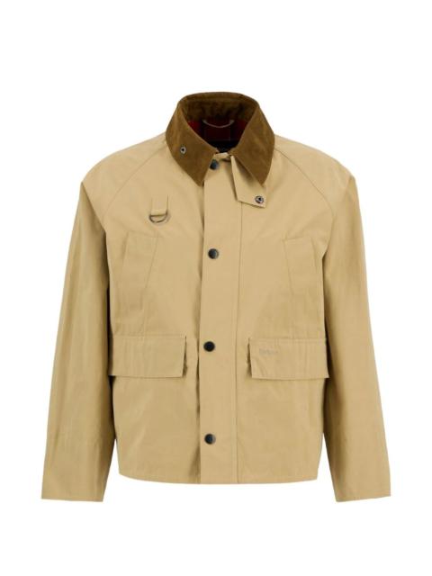 Solar Spey flap-pocket corduroy jacket