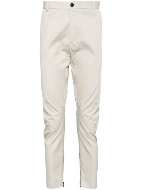 tapered cotton trousers
