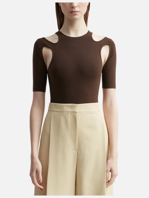 CUT-OUT DETAIL SCULPTED BODY TOP