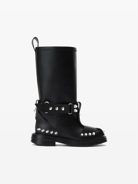 dixon buckle boot in leather