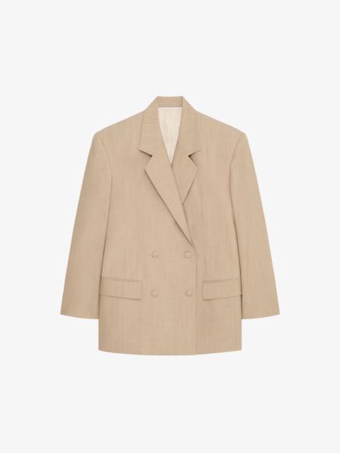 DOUBLE BREASTED JACKET IN WOOL