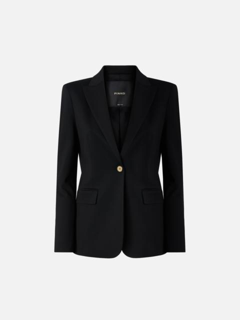 FITTED JACKET WITH GOLD-COLOURED BUTTONS