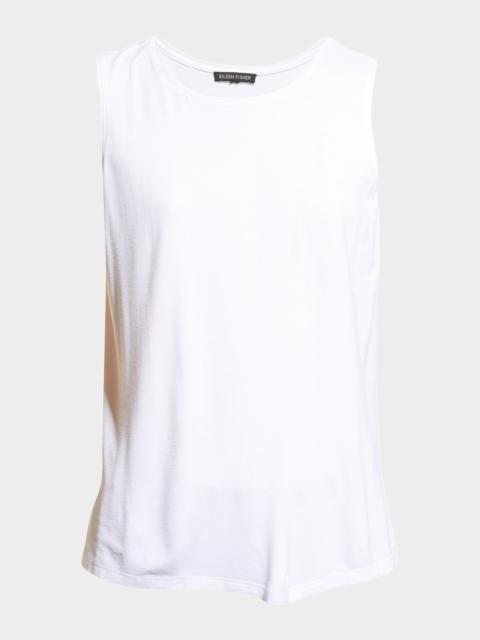 Scoop-Neck Jersey Knit Tank Top