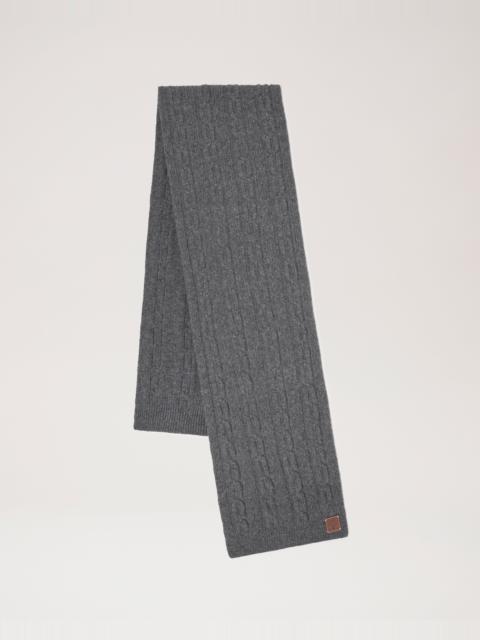 Cable Knit Scarf
Charcoal Lambswool
