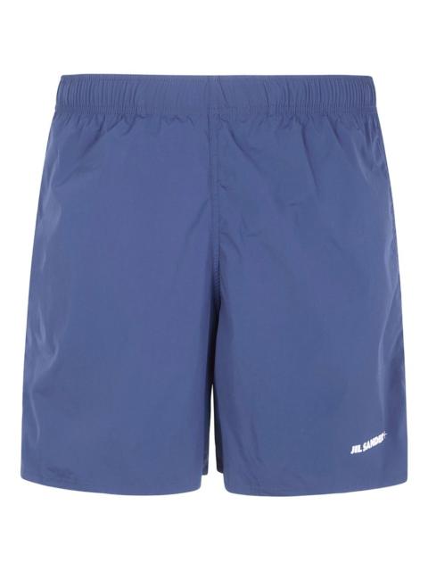 elasticated-waist shorts
