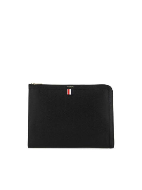 pebbled document gusset folio