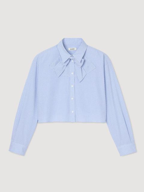 BOW COLLAR SHIRT