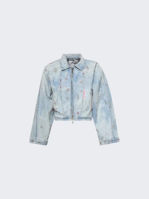 Painted Rose Trucker 3 Denim Jacket Indigo