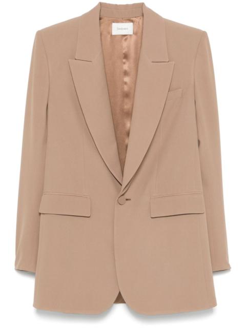 silk blazer
