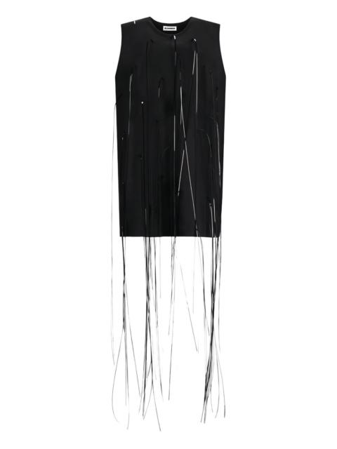 round-neck mini dress