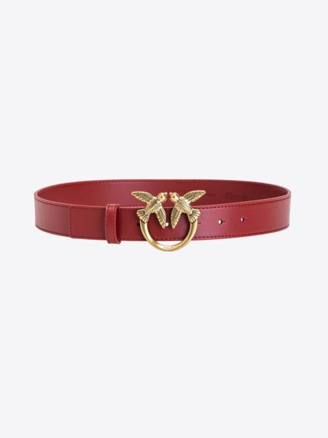 LOVE BIRDS LEATHER BELT