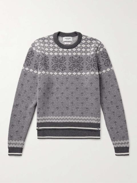 Fair Isle Virgin Wool-Jacquard Sweater