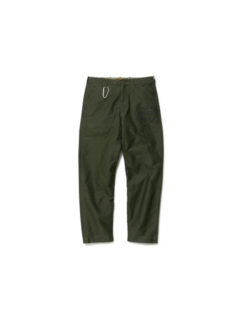 Human Made Heart Logo Chino Pants Olive Drab